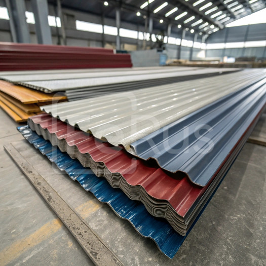 Профнастил С44 полимерный 0,7х1000х9500 мм RAL 5005 сигнально-синий