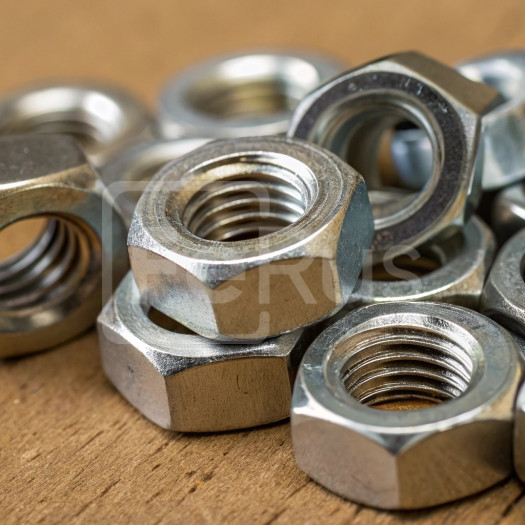 Гайка дюралюминиевая М20 шаг резьбы 1,5 мм Д16П ГОСТ 1759.0-87