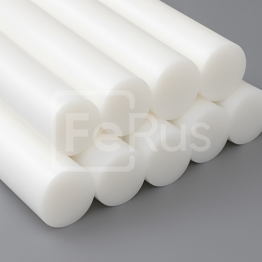 Стержень натуральный 30х2000 мм ПВДФ ТУ 22.21.10-011-17152852-2019