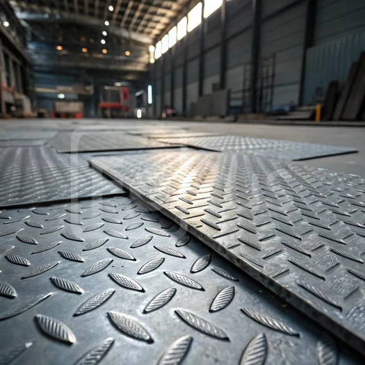 Лист стальной рифленый ромб 0,5х1450 мм Ст2кп ГОСТ 8568-77